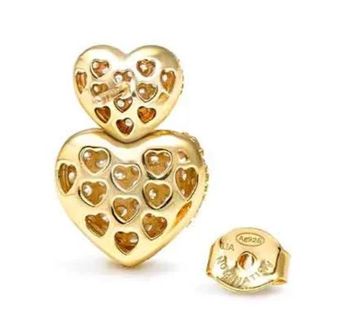 Kolczyki Nomination LifePoetry z podwójnym pozłacanym sercem z bambusad (2).jpg